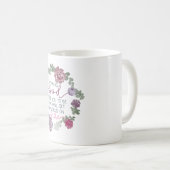 シエナ土の引用文のマグのSt.キャサリン コーヒーマグカップ (正面右)