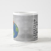 シエナ引用文の最も有名な聖キャサリン ジャンボコーヒーマグカップ (正面)