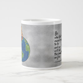 シエナ引用文の最も有名な聖キャサリン ジャンボコーヒーマグカップ