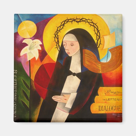 シエナ2007の聖キャサリン マグネット (正面)