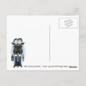 「シエナ&セレスティ」ドラゴンツイン妖精はがき ポストカード (裏面)