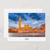 シエナ、トスカーナ、イタリアのはがき シーズンポストカード (正面/裏面)