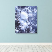 シエラの氷の結晶 キャンバスプリント (インサイチュ (ウッドフロア))
