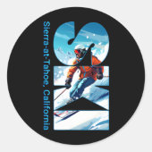 シエラアットタクールーホスキーバケーションスキー屋外S ラウンドシール (正面)