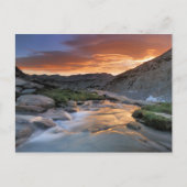 シエラウェーブがヨセミテの上空を波打つ ポストカード (正面)