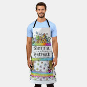 シエラクリエイティブリトリートオールオーバープリントエプロン エプロン (着用した状態)