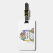 シエラクリエイティブリトリートラゲッジまたはジャーナルラベル2 ラゲッジタグ (正面縦)