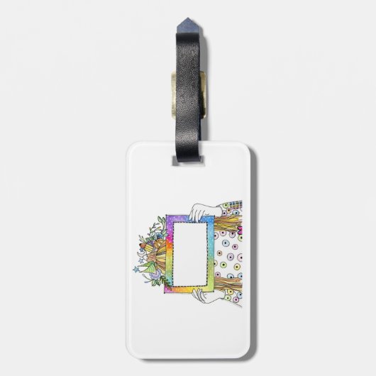 シエラクリエイティブリトリートラゲッジまたはジャーナルラベル2 ラゲッジタグ (裏面縦)