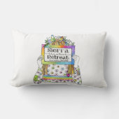 シエラクリエイティブリトリート装飾用クッション ランバークッション (正面)