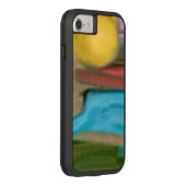 シエラサンライズサウスウエスタン抽象芸術アート Case-Mate iPhoneケース (裏面/右)