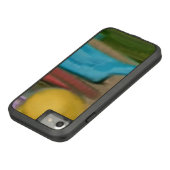 シエラサンライズサウスウエスタン抽象芸術アート Case-Mate iPhoneケース (ボトム)