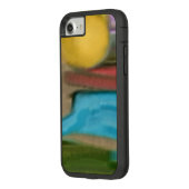 シエラサンライズサウスウエスタン抽象芸術アート Case-Mate iPhoneケース (裏面/左)