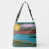 シエラサンライズ抽象芸術 クロスボディバッグ (裏面)