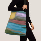 シエラサンライズ抽象芸術 クロスボディバッグ (クローズアップ)