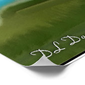 シエラサンライズ抽象芸術 ポスター (角)