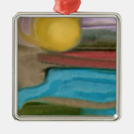 シエラサンライズ抽象芸術 メタルオーナメント