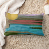 シエラサンライズ抽象芸術 ランバークッション (ブランケット)