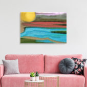 シエラサンリセイ抽象芸術アート キャンバスプリント (インサイチュ (リビング))