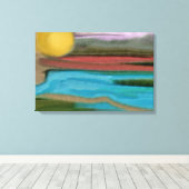 シエラサンリセイ抽象芸術アート キャンバスプリント (インサイチュ (ウッドフロア))