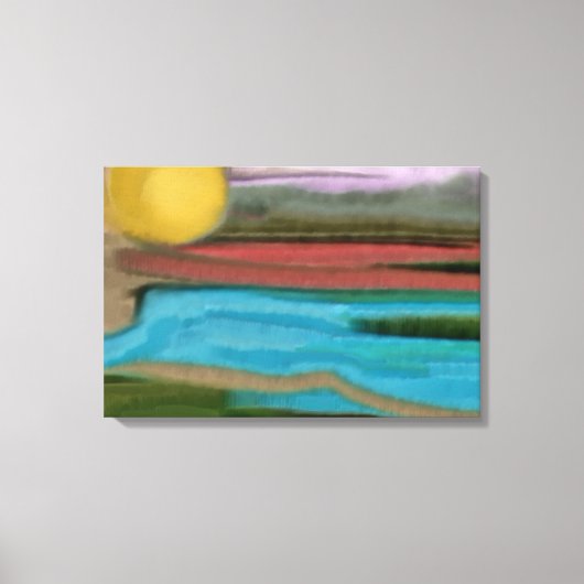 シエラサンリセイ抽象芸術アート キャンバスプリント (正面)