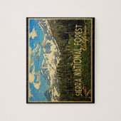 シエラナショナルフォレストカリフォルニア ジグソーパズル (縦)