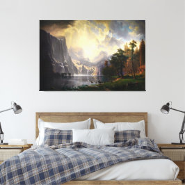 シエラネバダの中でアルバート・ビエルシュタット キャンバスプリント