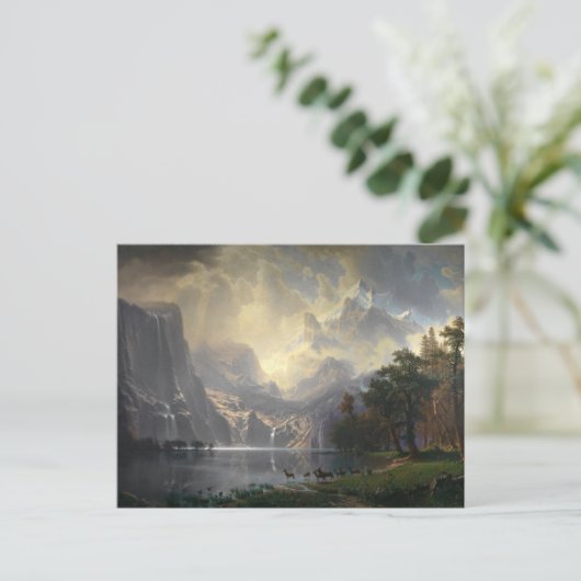 シエラネバダの中でヨセミテ渓谷 ポストカード (スタンド正面)