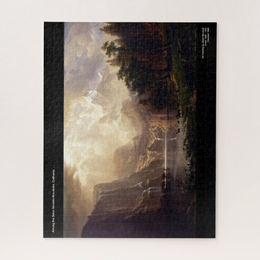 シエラネバダの中で,カリフォルニアのジグソーパズル ジグソーパズル (縦)