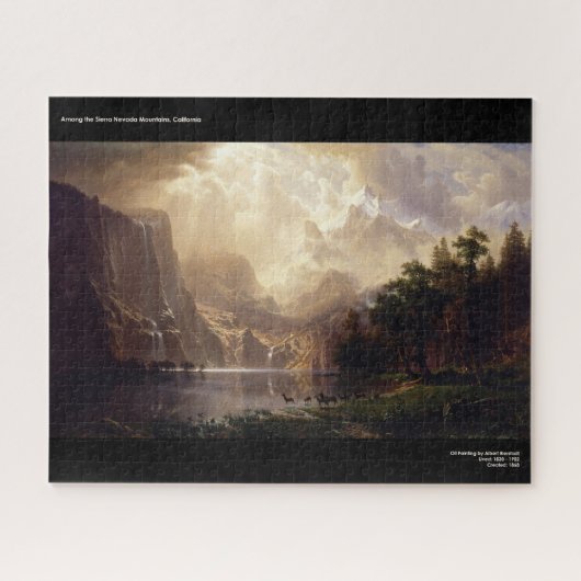 シエラネバダの中で，カリフォルニアのジグソーパズル ジグソーパズル (横)