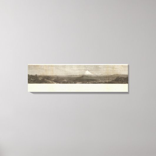 シエラネバダの斜面なし キャンバスプリント (正面)