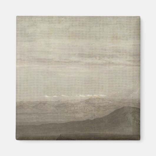 シエラネバダの斜面なし マグネット (正面)