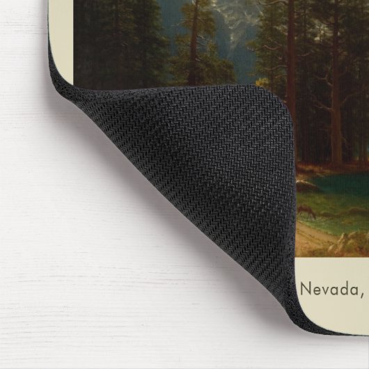 シエラネバダアルバートビエルシュタットランドスケープ絵画ス マウスパッド (コーナー)