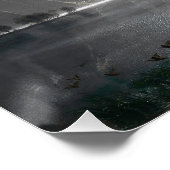 シエラネバダカリフォルニアの山の風景の中で ポスター (コーナー)