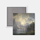 シエラネバダカリフォルニアの山の風景の中で マグネット (正面/裏面)