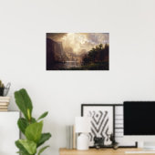 シエラネバダカリフォルニアトラベルヴィンテージファインアート ポスター (ホームオフィス)