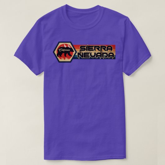 シエラネバダカリフォルニア1 Tシャツ (デザイン正面)