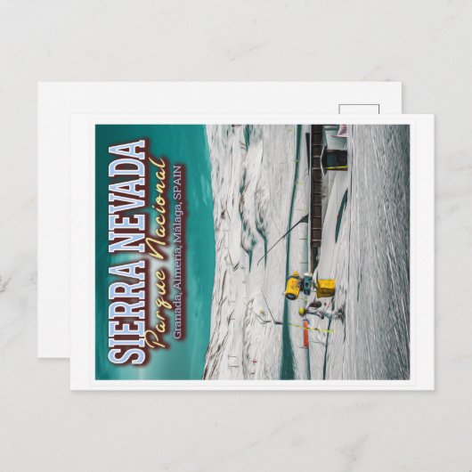 シエラネバダ国立公園 – スペインのアンダルシア ポストカード (正面/裏面)
