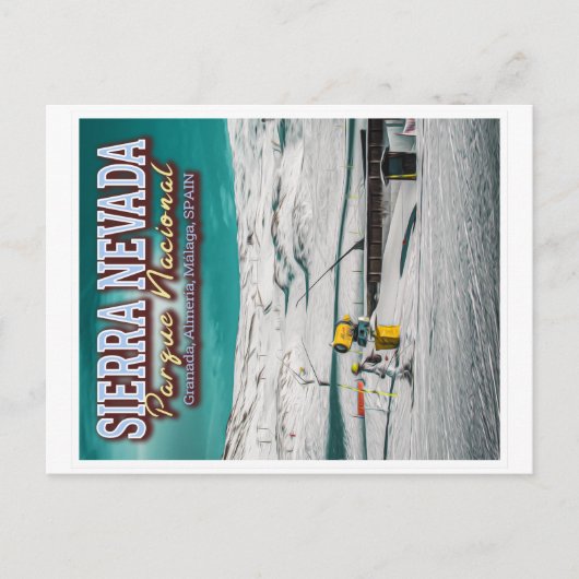 シエラネバダ国立公園 – スペインのアンダルシア ポストカード (正面)