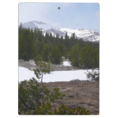 シエラネバダ山脈とヨセミテの雪 クリップボード (裏面)