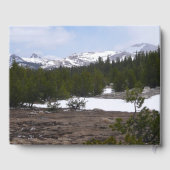 シエラネバダ山脈とヨセミテの雪 ゲストブック (裏面)