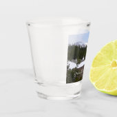 シエラネバダ山脈とヨセミテの雪 ショットグラス (左)