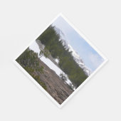 シエラネバダ山脈とヨセミテの雪 スタンダードランチョンナプキン (角)