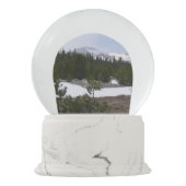 シエラネバダ山脈とヨセミテの雪 スノーグローブ (裏面)