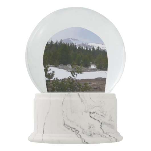 シエラネバダ山脈とヨセミテの雪 スノーグローブ (正面)