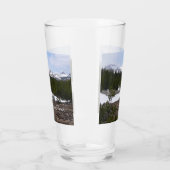シエラネバダ山脈とヨセミテの雪 タンブラーグラス (左)