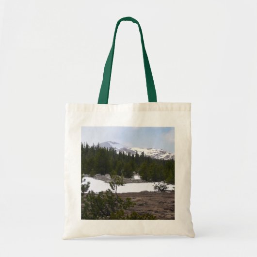 シエラネバダ山脈とヨセミテの雪 トートバッグ (正面)