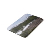 シエラネバダ山脈とヨセミテの雪 バスマット (アングル)