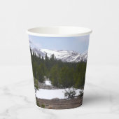 シエラネバダ山脈とヨセミテの雪 紙コップ (左)