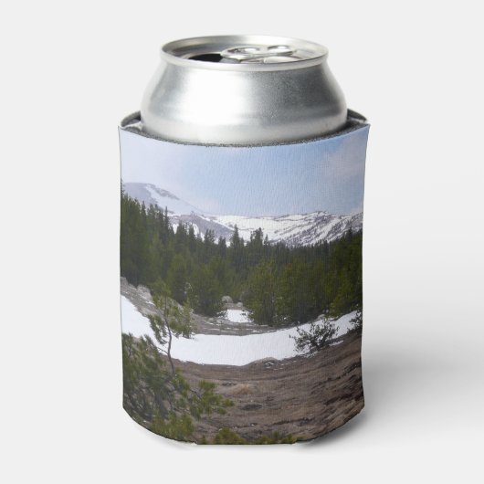 シエラネバダ山脈とヨセミテの雪 缶クーラー (缶正面)
