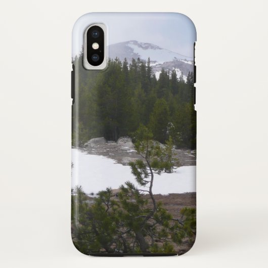 シエラネバダ山脈とヨセミテの雪 Case-Mate iPhoneケース (裏面)